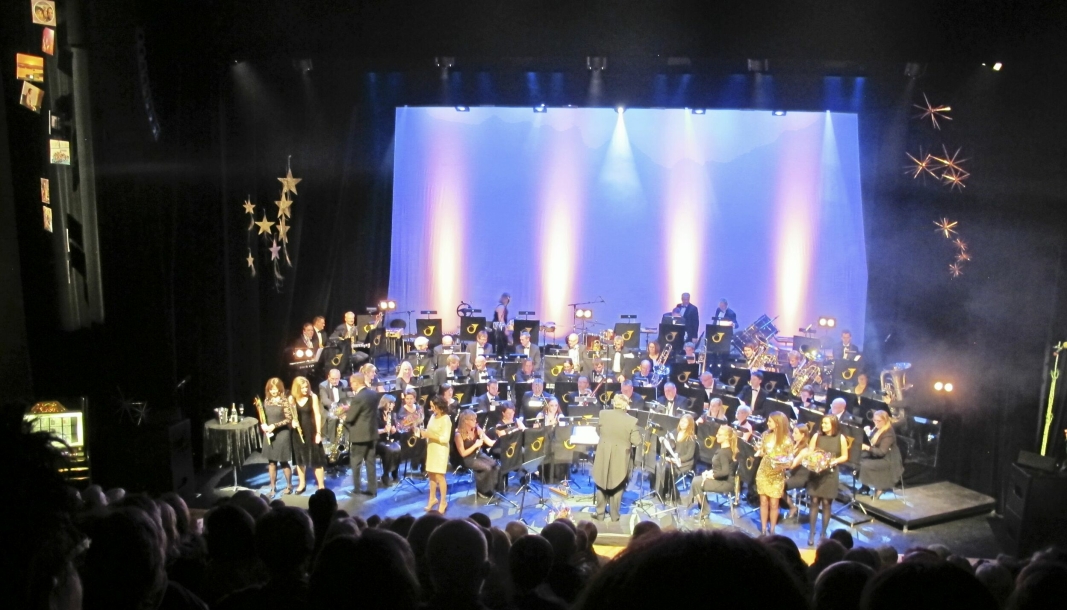 KLARE FOR KONSERT: Nyttårskonsertene Oppegård Janitsjar er virkelig noe å få med seg. Her fra 2015.