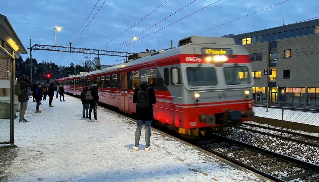 KOLBOTN STASJON: Kvartersavganger heledagen, på alle stasjoner i Oppegård, er den store nyheten fra og med 11. desember.