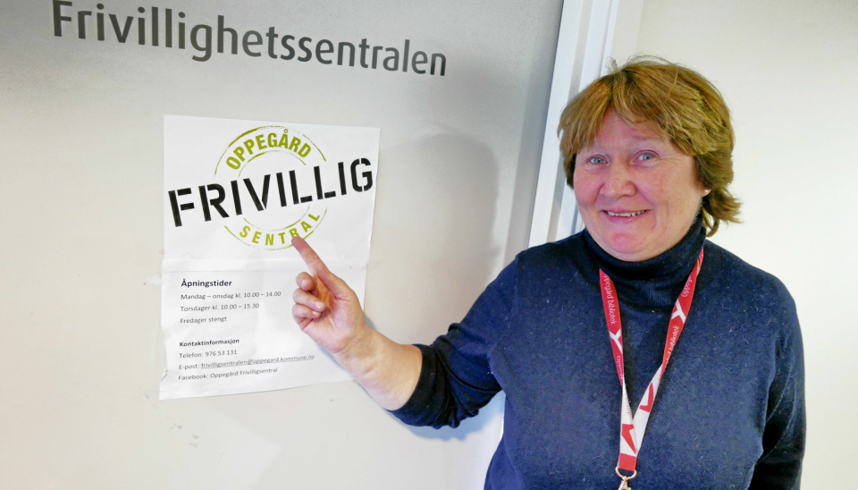 TA KONTAKT: Kan du bidra på noen som helst måte, så tar du kontakt med Anne på Oppegård Frivilligsentral.