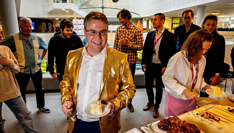 SUKSESS: Frode Hansen er nyhetsredaktør i Dagbladet og har hatt stor suksess på nett de siste årene. Derav gulljakken. SUKSESS: Frode Hansen er nyhetsredaktør i Dagbladet og har hatt stor suksess på nett de siste årene. Derav gulljakken.