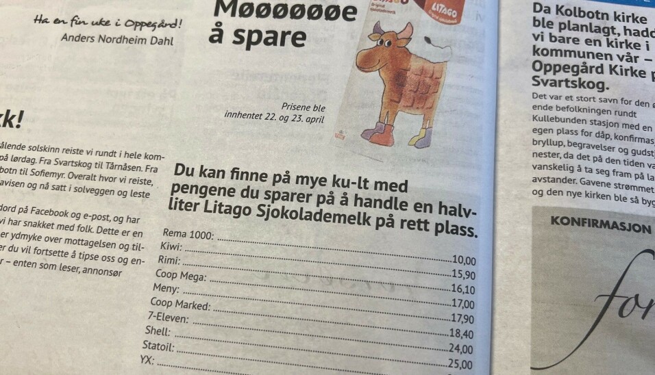 PRISTESTEN: Langt i fra redaksjonens dummeste idé, men ganske tidkrevende siden en person faktisk fysisk sjekket alle prisene. PRISTESTEN: Langt i fra redaksjonens dummeste idé, men ganske tidkrevende siden en person faktisk fysisk sjekket alle prisene.