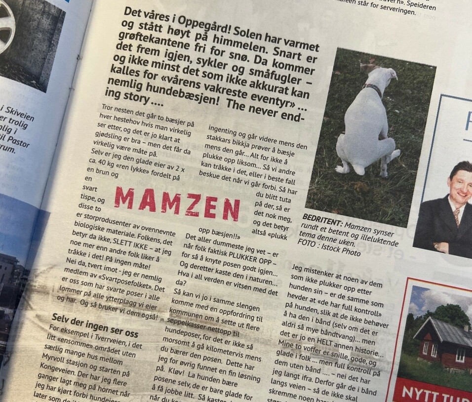 MAMZEN: Mamzen meldte både i øst og vest og var et friskt pust lenge før Oppegård Avis gikk digitalt og fikk egne kommentarfelt. MAMZEN: Mamzen meldte både i øst og vest og var et friskt pust lenge før Oppegård Avis gikk digitalt og fikk egne kommentarfelt.