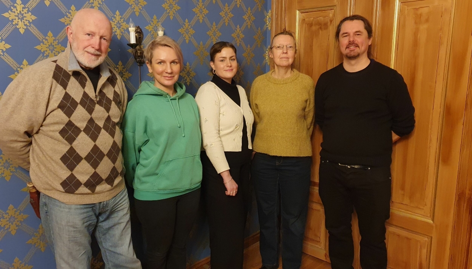 TOPP FEM: Fra venstre: John Erik Hjemås, Anna Maria Kolman, Sara Figueroa, Siv Nordang, Anders Bodahl.