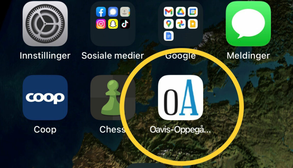 OAVIS-SYMBOL: Det er fort gjort å få et Oavis-symbol på skjermen. Her er vår guide.