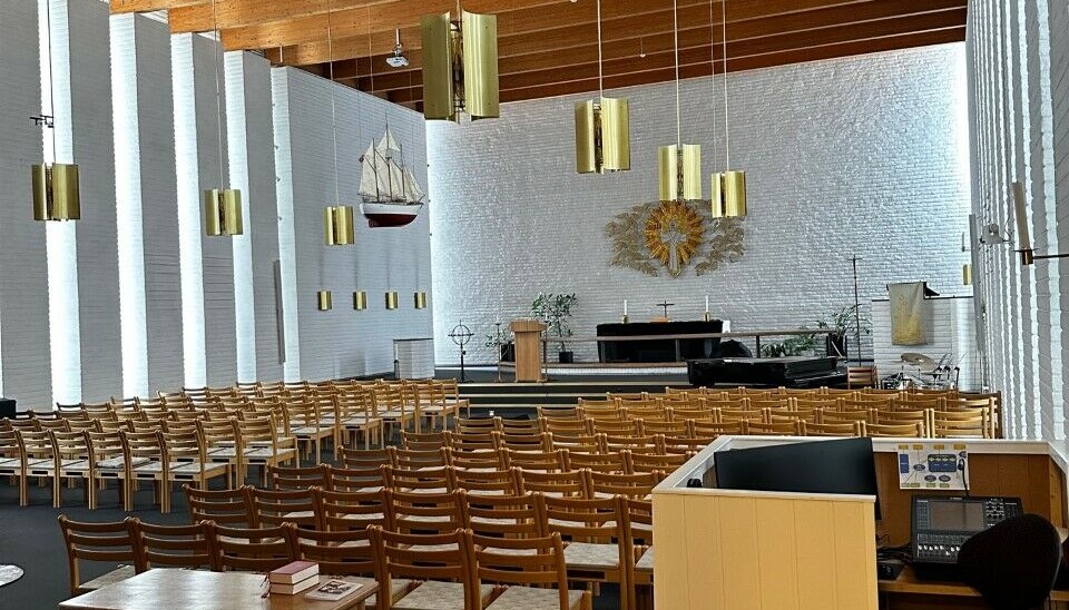 GREVERUD KIRKE: Her blir det aktivitet i påsken. GREVERUD KIRKE: Her blir det aktivitet i påsken.
