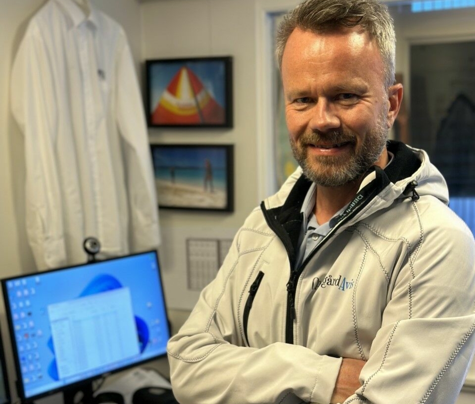 LOKAL MANN: Thomas Witsø-Bjølmer har vært ansvarlig redaktør i 10 år.