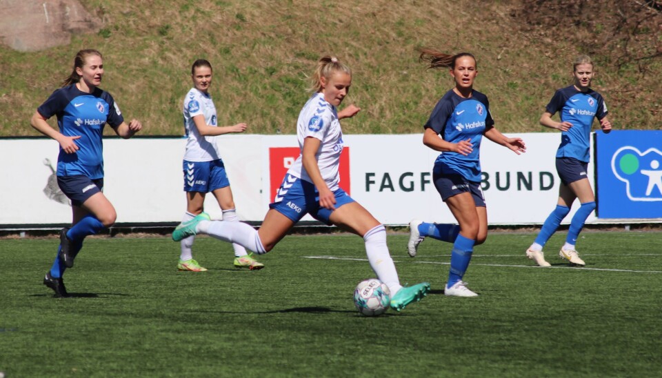 NYE MÅL: Toppscorer Martine Fenger jakter flere scoringer. NYE MÅL: Toppscorer Martine Fenger jakter flere scoringer.