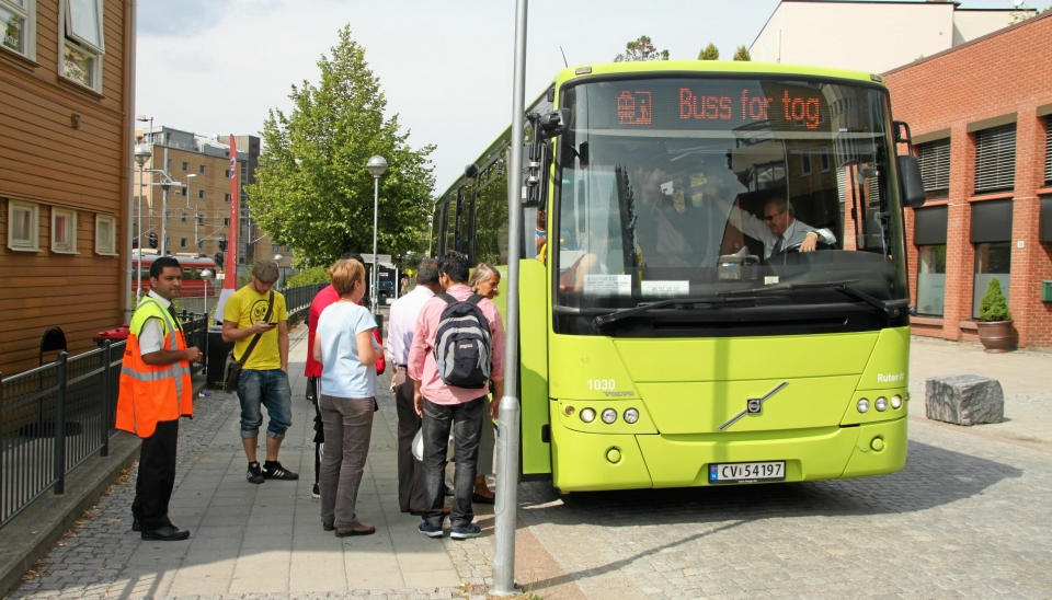 BUSS: Denne uken er det buss som gjelder om du skal til Oslo.