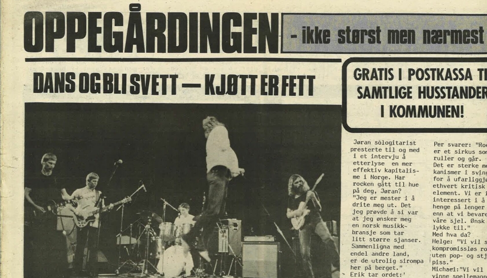 KJØTT: I Kolbotn-bandet kjøtt var blant annet Raga Rockers egen Michael Krohn vokalist.