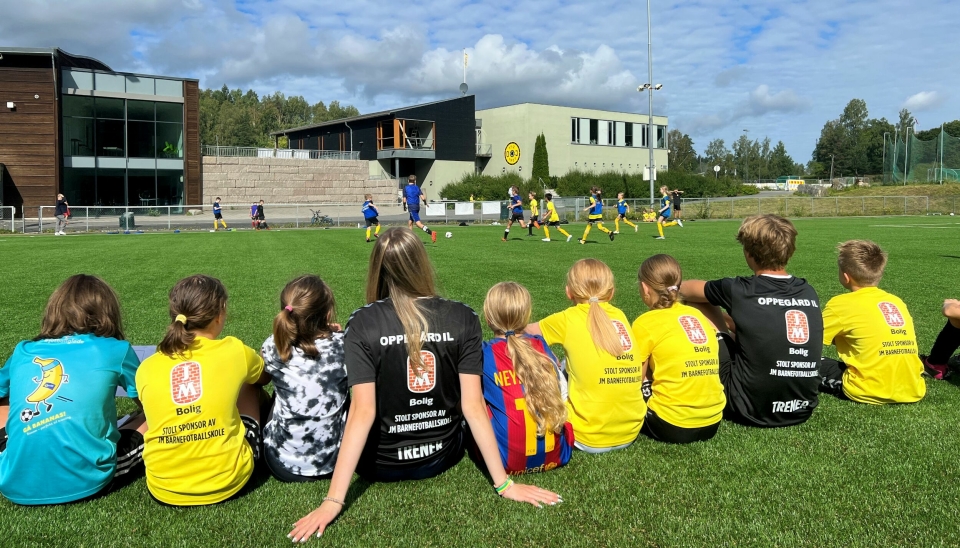 FOTBALLGLEDE: Mange gode minner ble skapt under JM Barnefotballskole hos Oppegård IL.