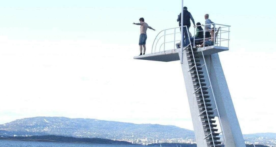 I BELIEVE I CAN FLY: Det kunne han altså ikke, men du verden så god han var til å dødse.