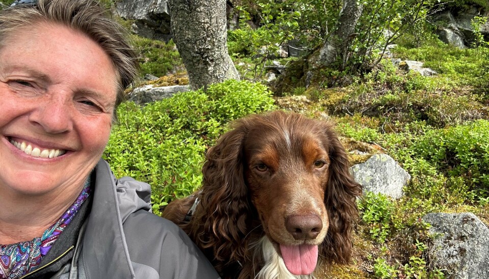 HUNDE-HANNE: Ordføreren er en skikkelig hundedame og er ofte på tur med familiens to hunder. HUNDE-HANNE: Ordføreren er en skikkelig hundedame og er ofte på tur med familiens to hunder.