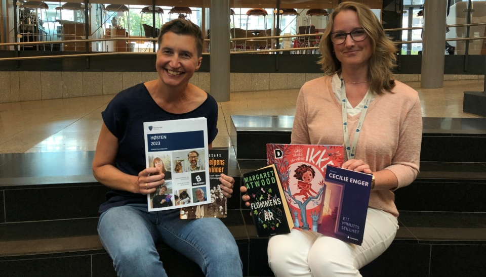 GIRA: Arrangementssjef Unni Øien-Andersen og biblioteksjef Linda Rasten gleder seg til en høst full av opplevelser!