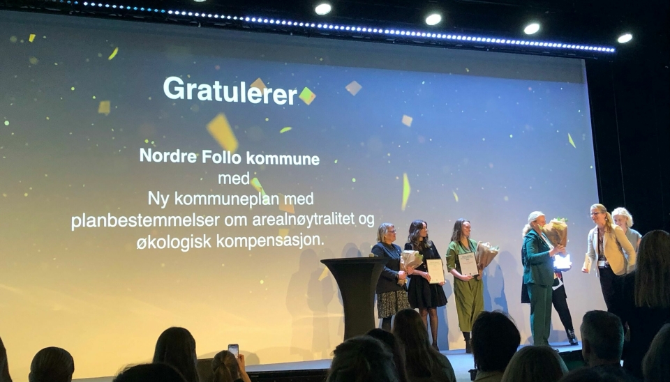 MILJØ-JUBEL: Nordre Follo kommune har fått mye heder for sitt arbeid med arealnøytralitet, og i dag ble fikk de prisen «Årets lokale klimatiltak»