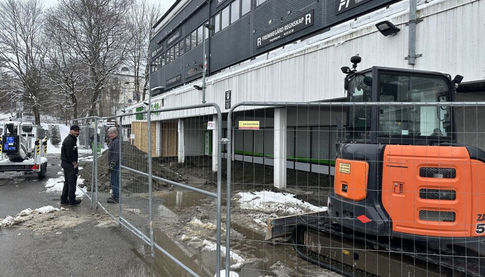 STØRRE BUTIKK: Butikken på Oppegård skal bli større og få en freshere fasade.